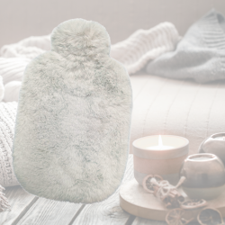 Cocoon hot water bottle, gray
