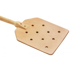 Tapette à mouches en cuir