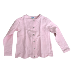 Cardigan Rose Jacadi Fille – Élégance Parisienne en Pur Coton