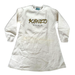 Robe Sweat Kenzo Kids – Logo Brodé et Confort Streetwear Chic