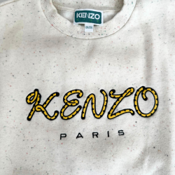 Robe Sweat Kenzo Kids – Logo Brodé et Confort Streetwear Chic