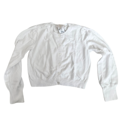 Gilet Court Blanc Jacadi – Élégance Minimaliste pour Fille