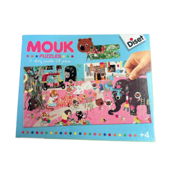 Coffret Puzzle Mouk – 2 histoires à reconstituer, 28 pièces