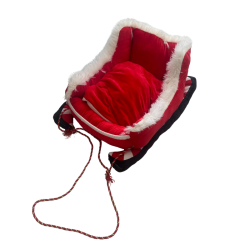 Traîneau rembourré pour chien – édition Noël