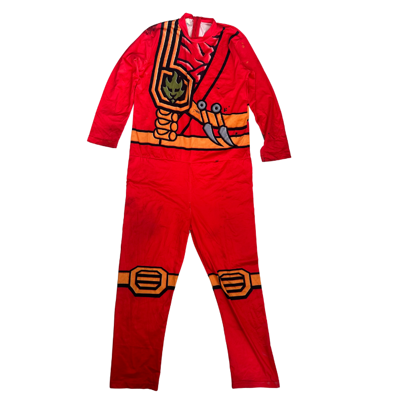 Déguisement rouge de ninja – Style guerrier asiatique Déguisement rouge de ninja – Style guerrier asiatique