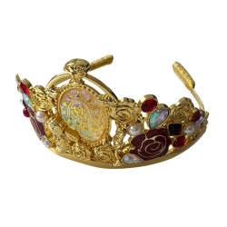 Couronne royale dorée – L’accessoire féerique des princesses en herbe
