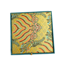 Boîte à trésors orientale – Rangement raffiné à pompon doré