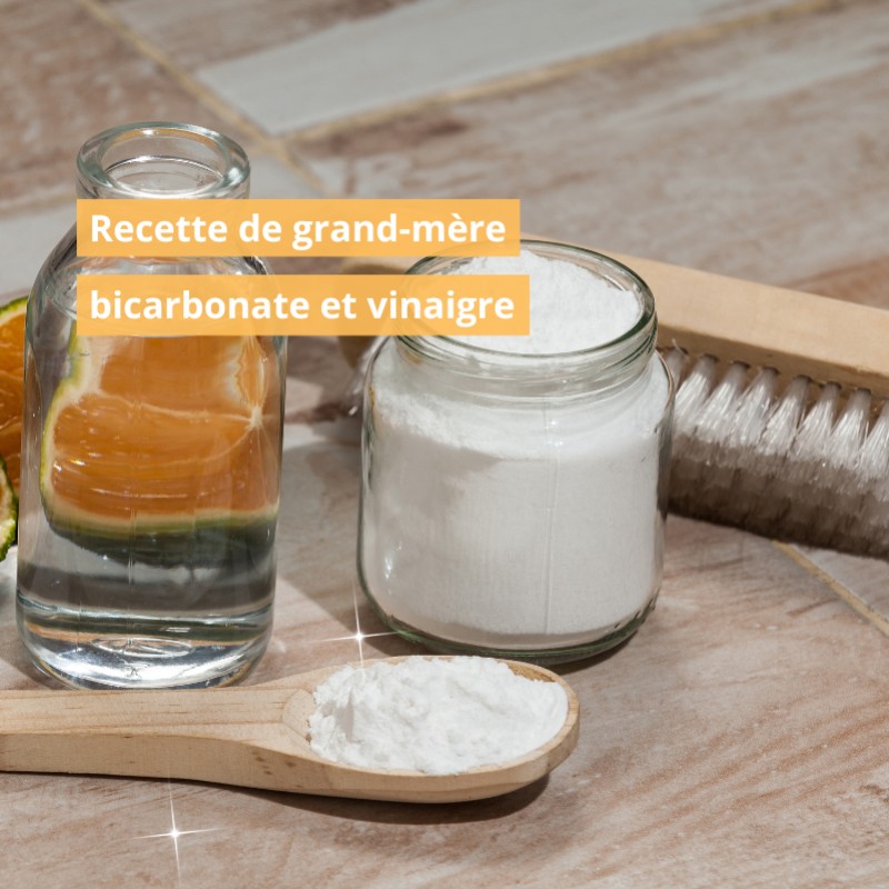 Recette de grand-mère bicarbonate et vinaigre