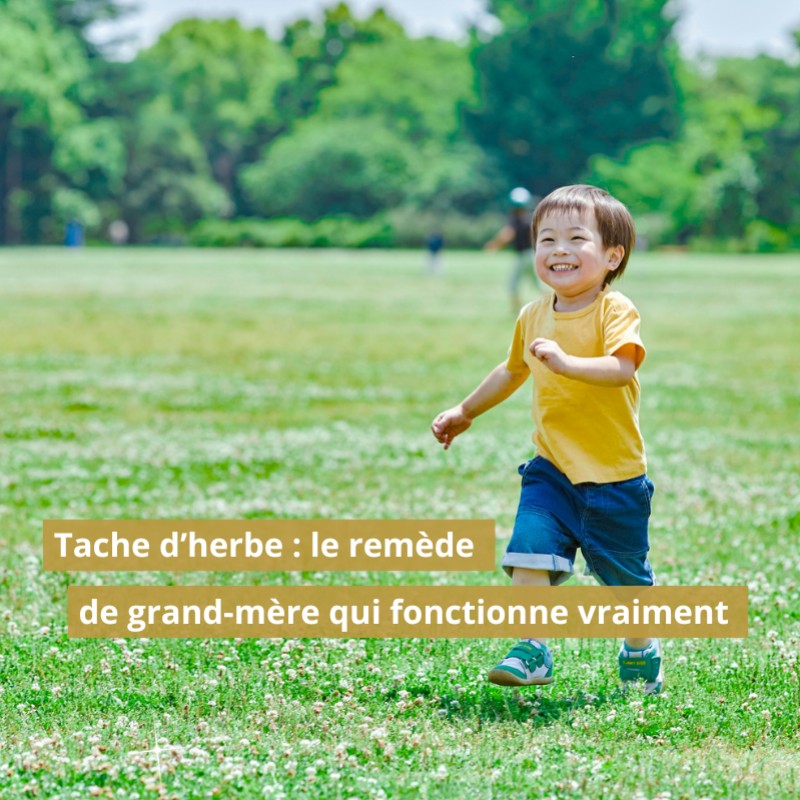Tache d'herbe remède de grand mère