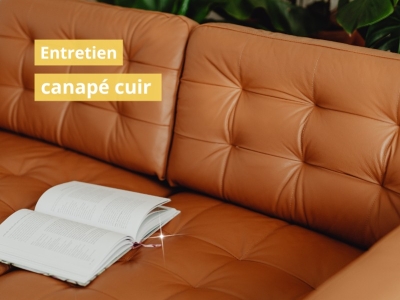 Entretien canapé cuir